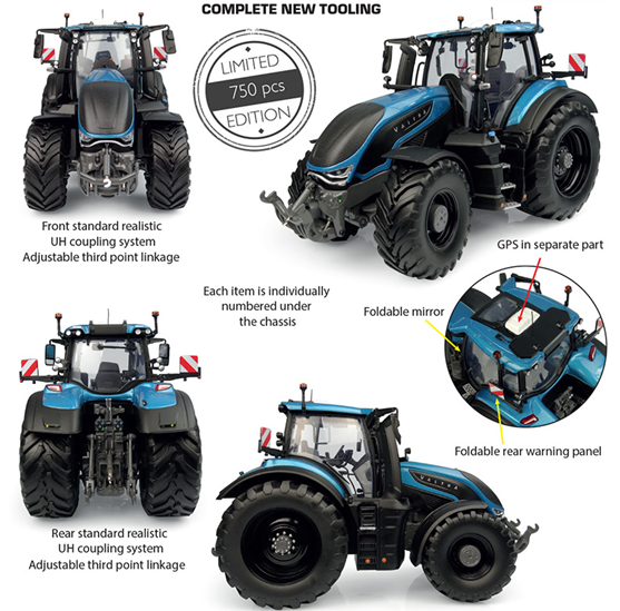 Valtra S416 Turquoise Metallic Limited Edition 750 pieces - 1:32